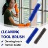 Щетка для пыли Щетка для чистки вентилятора Опахало из куриных перьев Щетка для пыли для экранов Оконные жалюзи Дом Диван Пыль Электрический вентилятор