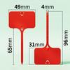 100Pcs T-type Sign Tags Garden Plant Labels Plastic Name Tag Writable Plastic Marker Tags