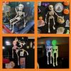3D Skull Fridge Magnets Poseable Decorative Magnets  Halloween Decoration