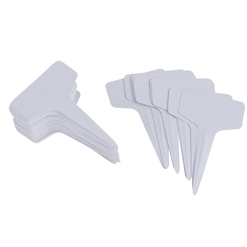 100 Pcs Garden Labels Gardening Plant Classification Sorting Sign Tag Card White