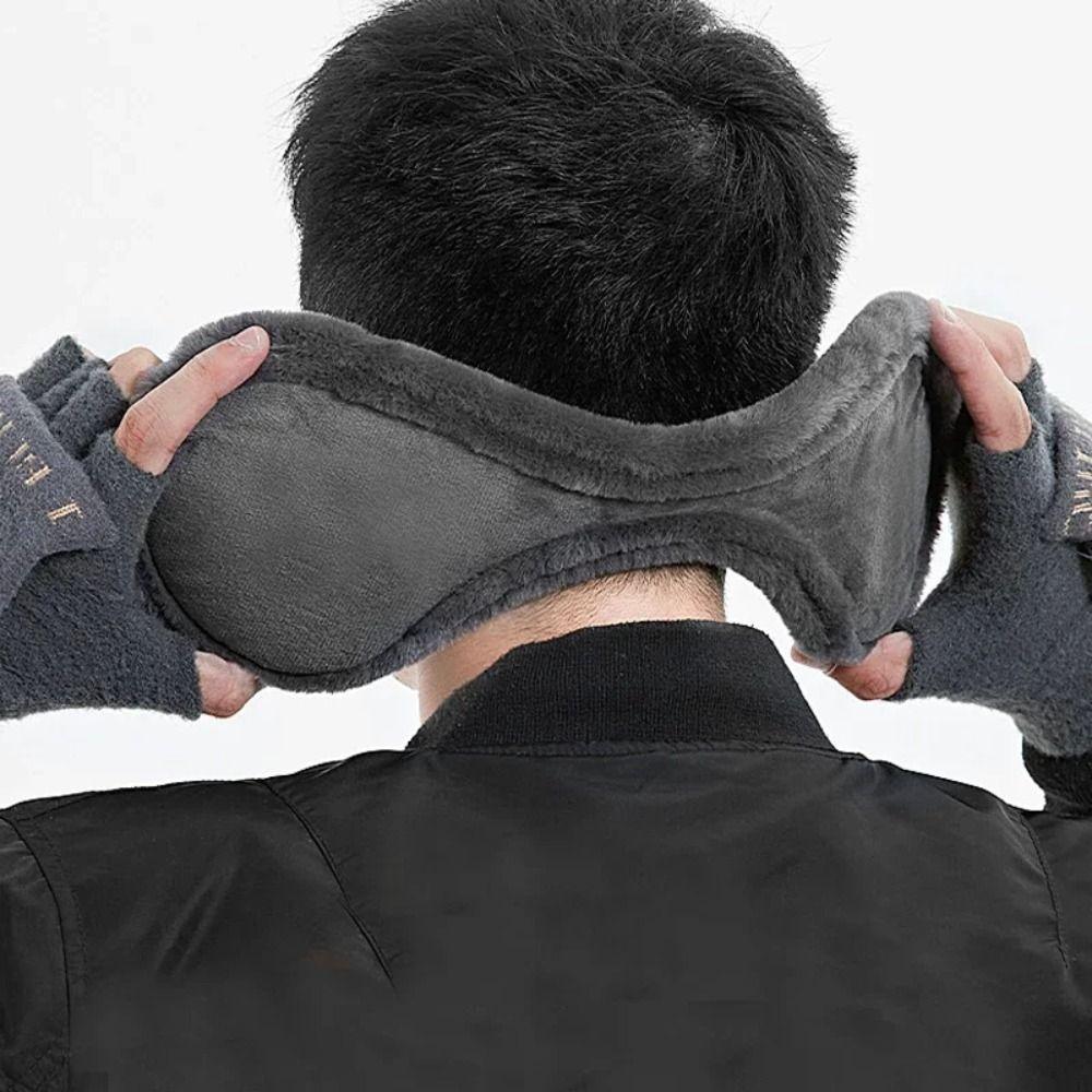 1Pcs Thicken Ear Warm Protector Winter Warm Ear Muffs Durable Plush Earmuff  Outdoor Cycling