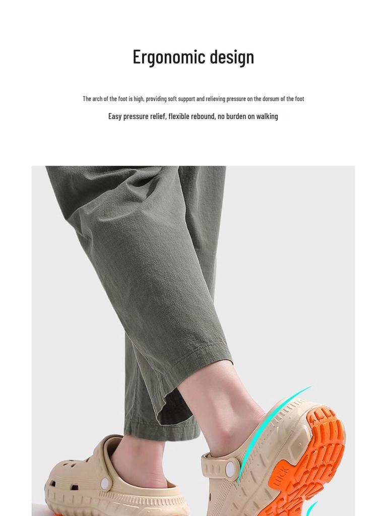 Мужские медицинские тапочки с нескользящей подошвой и поддержкой свода стопы, размеры 36-44, удобные для улицы и операционных.