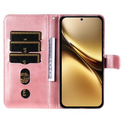Чехол для vivo X200 Pro 5G Кошелек на молнии Текстура теленка PU кожа Чехол для телефона