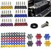 M6 JDM Car Modified Hex Fasteners Fender Washer Bumper Engine Concave Screws Car-styling