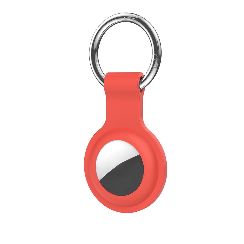 Чехол для Apple Airtags Case Liquid Silicone Protective Shell Tracker Accessories Anti-scratch Sleeve Keychain Air Tag Case