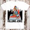 230 г/м² 100% хлопок Killing Joke Empire Song Punk Rock Retro бестселлер футболка Music Retro Top Tee Gift Cool Unisex 8563