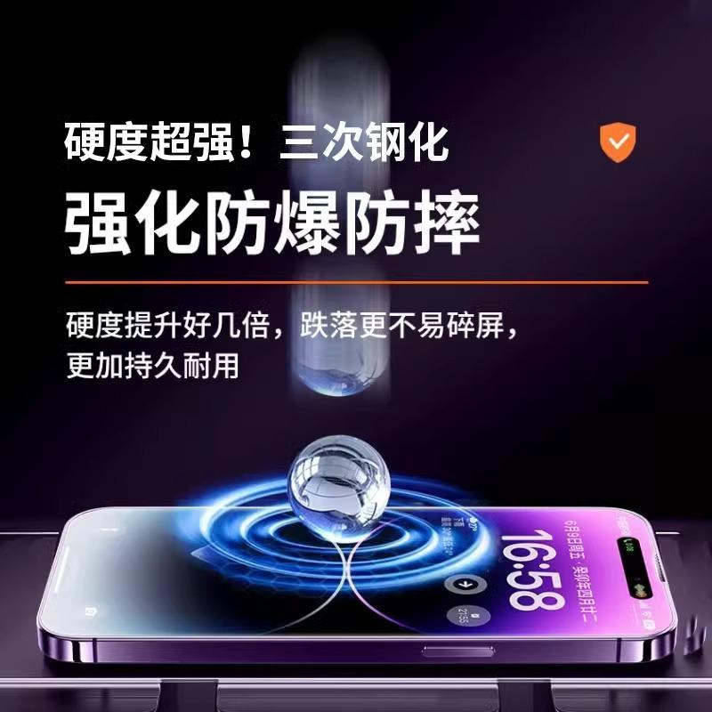 Применимо для apple 11 пылезащитная сетка закаленное стекло iphone11promax высокая четкость 11 анти-приватность 1plus анти-синий se1