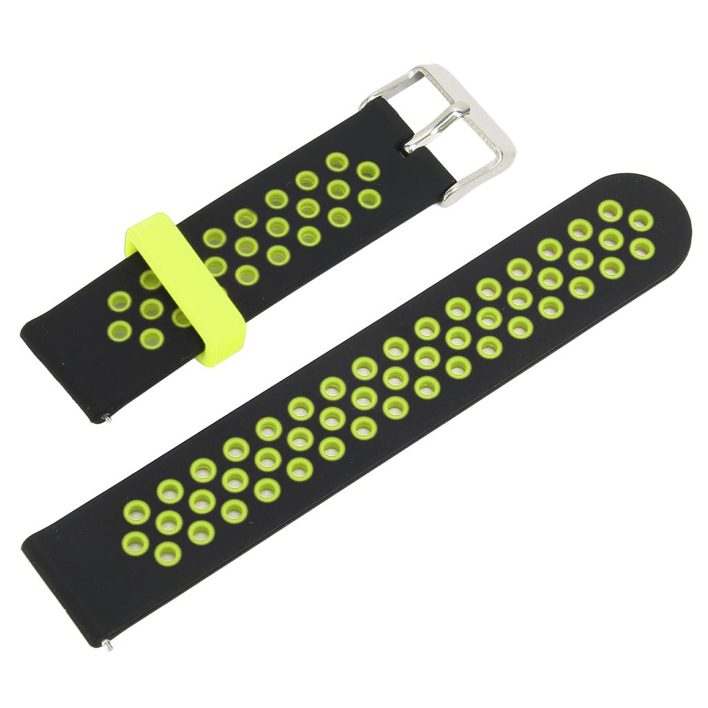 Силиконовый ремешок, совместимый для смарт-часов Amazfit GTR 3, сменный ремешок для часов 20 мм, дышащие спортивные браслеты с отверстиями для воздуха