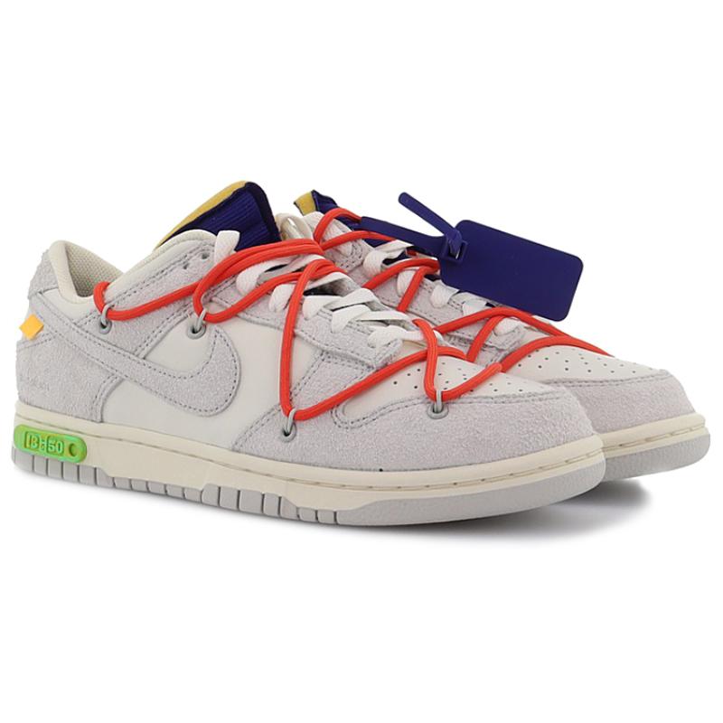 Nike Dunk Low Off White Lot 13 Skate Shoes Sneakers DJ0950-110