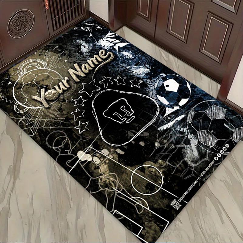 Name Custom Pumas Fc Carpet Rug for Living Room Bedroom Home Sofa Decoration,Kids play Non-slip Floor Mat
