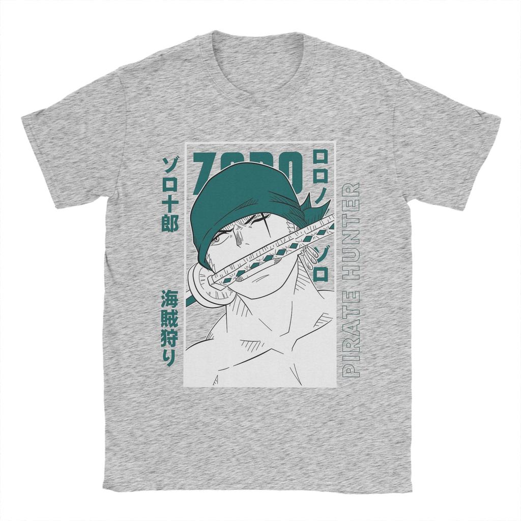 Zoro Roronoa T Shirts Men Cotton Amazing TShirt O Neck Ones Pieces Tee Shirt Short Sleeve Clothes New Arrival