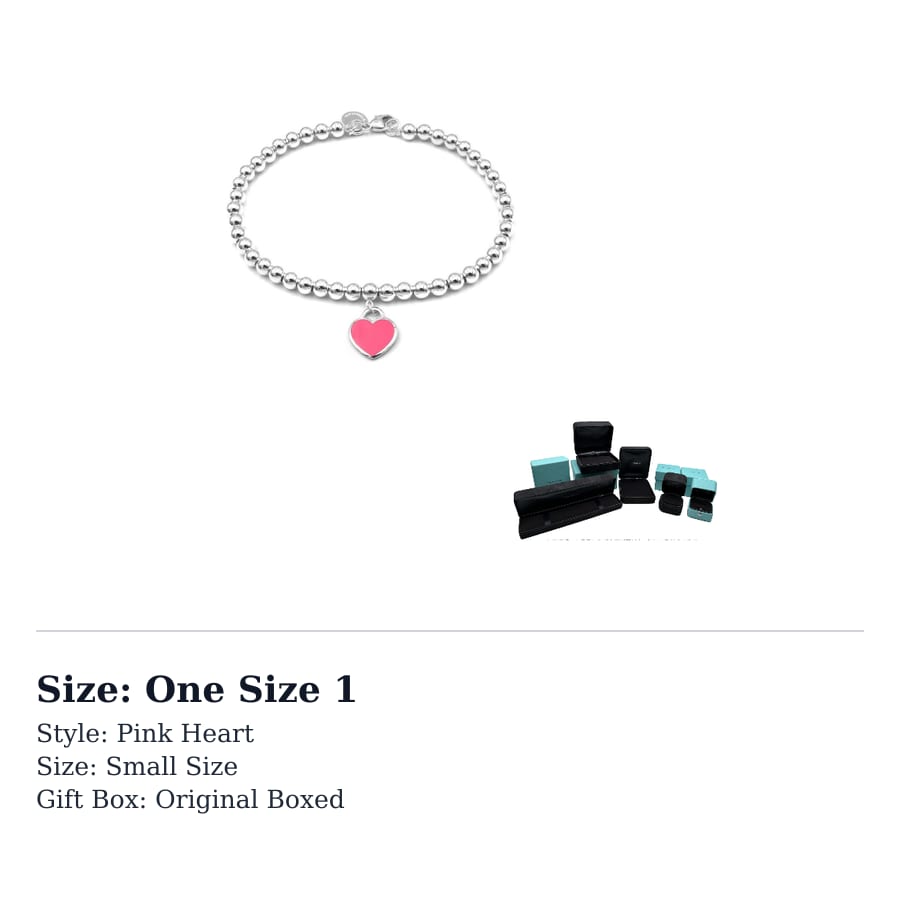 TIFFANY & CO. Return To Tiffany Mini Heart Tag Silver Bracelet 63527564