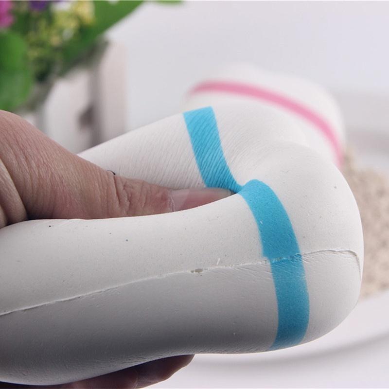 2 шт. Милые зубы Мягкие Сквиши Подвески для телефона Супер медленно поднимающиеся Шарик Цепочка Детская игрушка