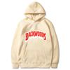 Стильные худи Backwoods для мужчин, модные свитшоты с графическим принтом букв, повседневные и крутые худи в стиле Харадзюку для женщин, пуловеры с капюшоном