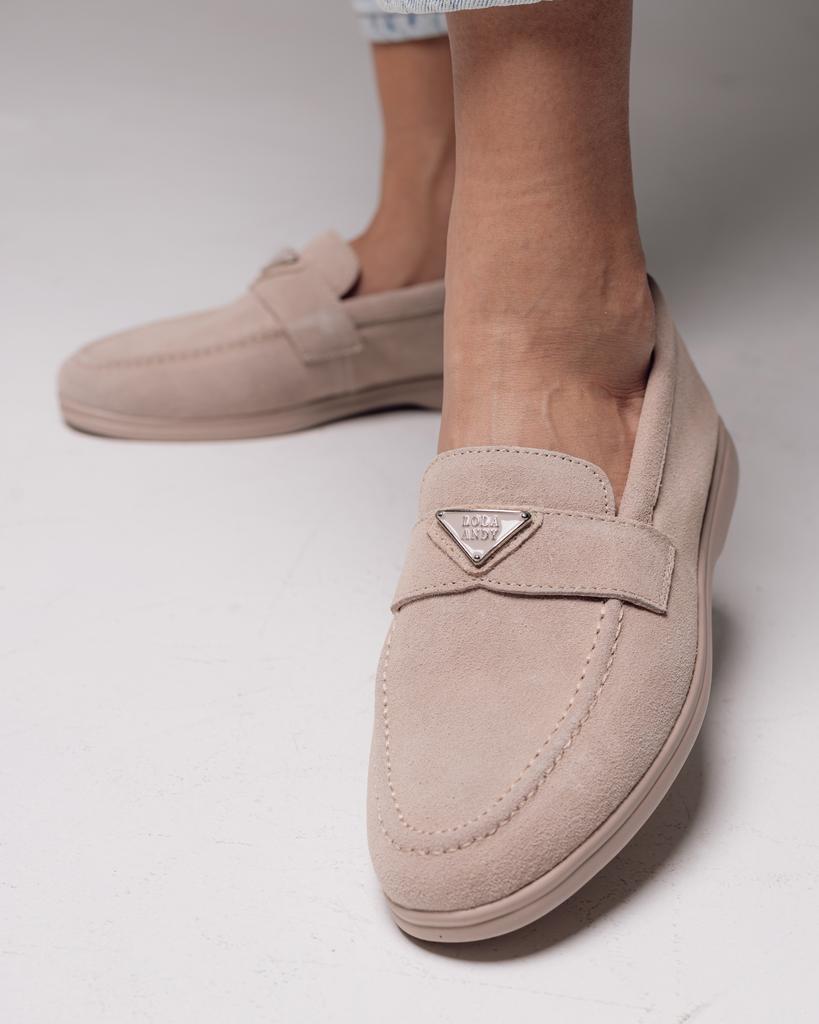Women's Loafers Lola Andy 11050 36 Beige Suede