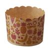 KAI Paper Baking Mold Cup Cake Mold 5 Pieces Scandinavian Fruit Pattern Disposable Confectionery Making Gift Wrapping KAI KITCHEN Made In Japan DL7228