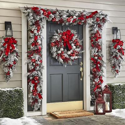 Рождественские украшения, гирлянды, подвесные рождественские дверные занавески, Рождественские дверные занавески, украшения дома, дверные подвески
