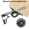 Precision Angle Finder Measuring Tool Angle Ruler Professional Combined Tool Gauge Corner Engraved Scales Woodworking Miter Saw Saw Protractor