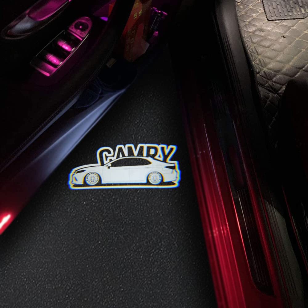 Подсветка двери Akarin, Совместима с Camry серии 70, серии 50, серии 40, Проекция логотипа,