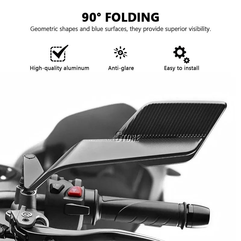 Новый для Yamaha MT09 MT-09 MT 09 SP Stealth Max Зеркало MT-10 MT10 SP MT-07 MT-03 MT07 Аксессуары Антибликовое Боковое Зеркало Заднего Вида