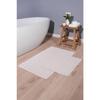 Коврик для ванной Hat Natural Cotton, набор из 2 шт. 60x100 см, 50x60 см - экрю