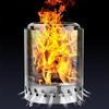 Портативная угольная плита Мини бездымный настольный костер Мало дыма