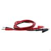 P1040 1Set 1M 4mm Silicone Banana Plug To Alligator Clip Test Probe Wire Cable S Kits