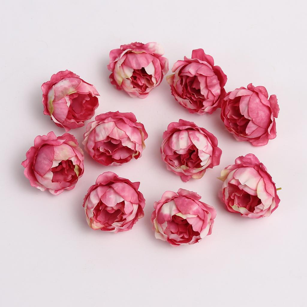 5/10 шт. Искусственные пионы 4,5 см Головки искусственных цветов для декора дома, комнаты, свадьбы, торжества, DIY подарки, аксессуары