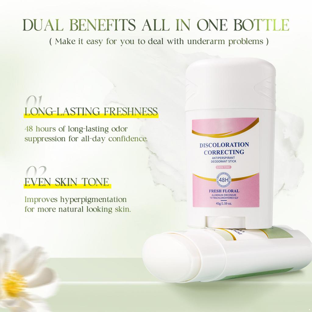 Дезодорант без спирта для женщин, Стик-антиперспирант с длительной свежестью, Контроль пота и комфорт при высыхании, Аромат 48 часов