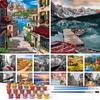 Scenery Oil Painting By Numbers for Adults Diy Acrylic Paint Hand Painted for Home Decoration 40x50CM Frameless
