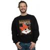 Disney Mens Minnie Mouse Bow Montage Sweatshirt