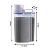 2L Sealed transparent grain storage tank with measuring cup,essential for moisture,insectand dust prevention in the kitchen