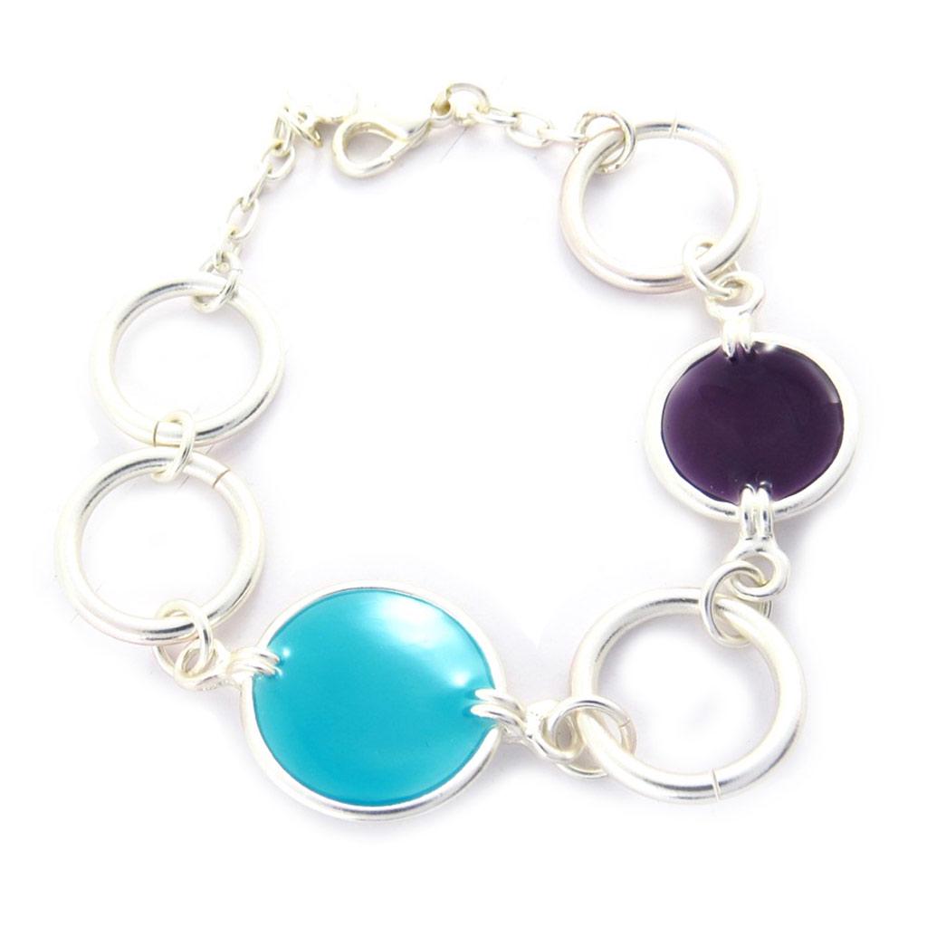 Dolce Vita [K2699] - Дизайнерский браслет "Раскраска" сине-фиолетовый