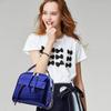 Women's Single Shoulder Diagonal Bag Fashion Crocodile Pattern Ladies Handbag Bright Leather Bag