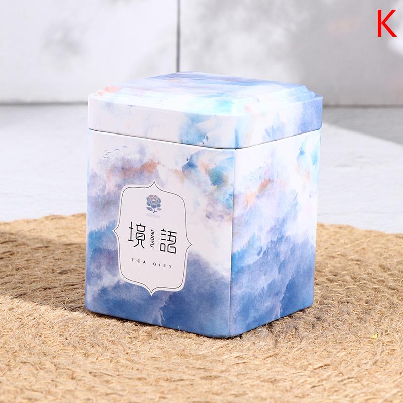 Запечатанная коробка для чая, кухонный контейнер для хранения, жестяная банка, квадратная банка, железо для конфет, винтажный