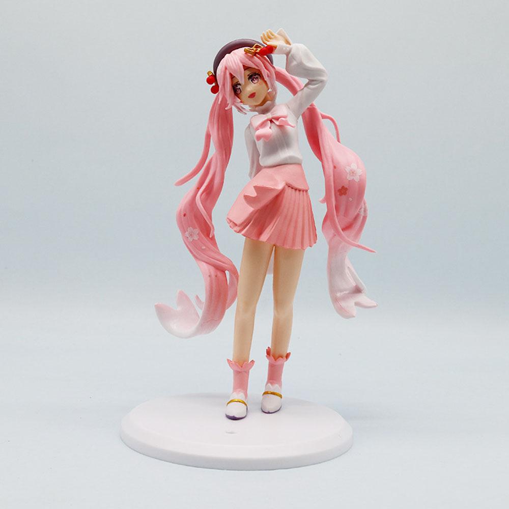 Hatsune Miku Figure Anime Girl Figure Desktop Decor Collectible Doll Present for Fans Future Vocaloid Statue Japanese Kawaii Otaku
