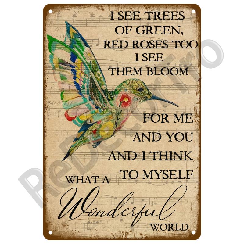 Vintage Metal Plaque Plates Decor Garden Flower Rules Metal Sign For Pub Bar Home Wall Decor Art Tin Signs Flower Poster Gift