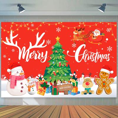 Фон для Рождества, 71x43'' Фон для Рождественской Вечеринки - Рождественский Фон и Рождественские Фоны для Украшения Рождественской Вечеринки