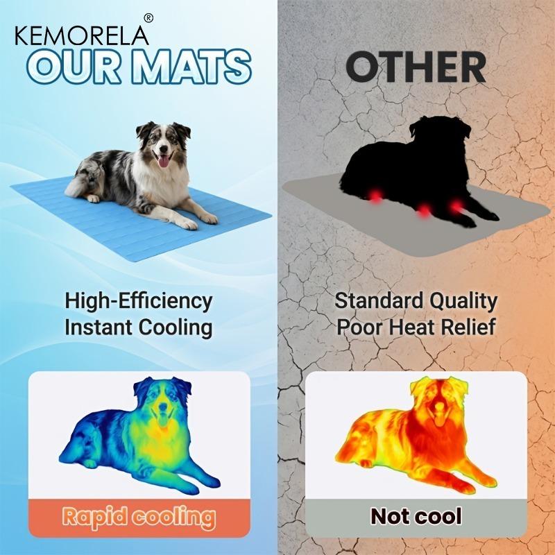KEMORELA 2026 Ice-Cool Upgrade Summer Pet Cooling Pad Dog Bed Breathable Mesh Bed for Dog Houses for Small Medium And Large Pets