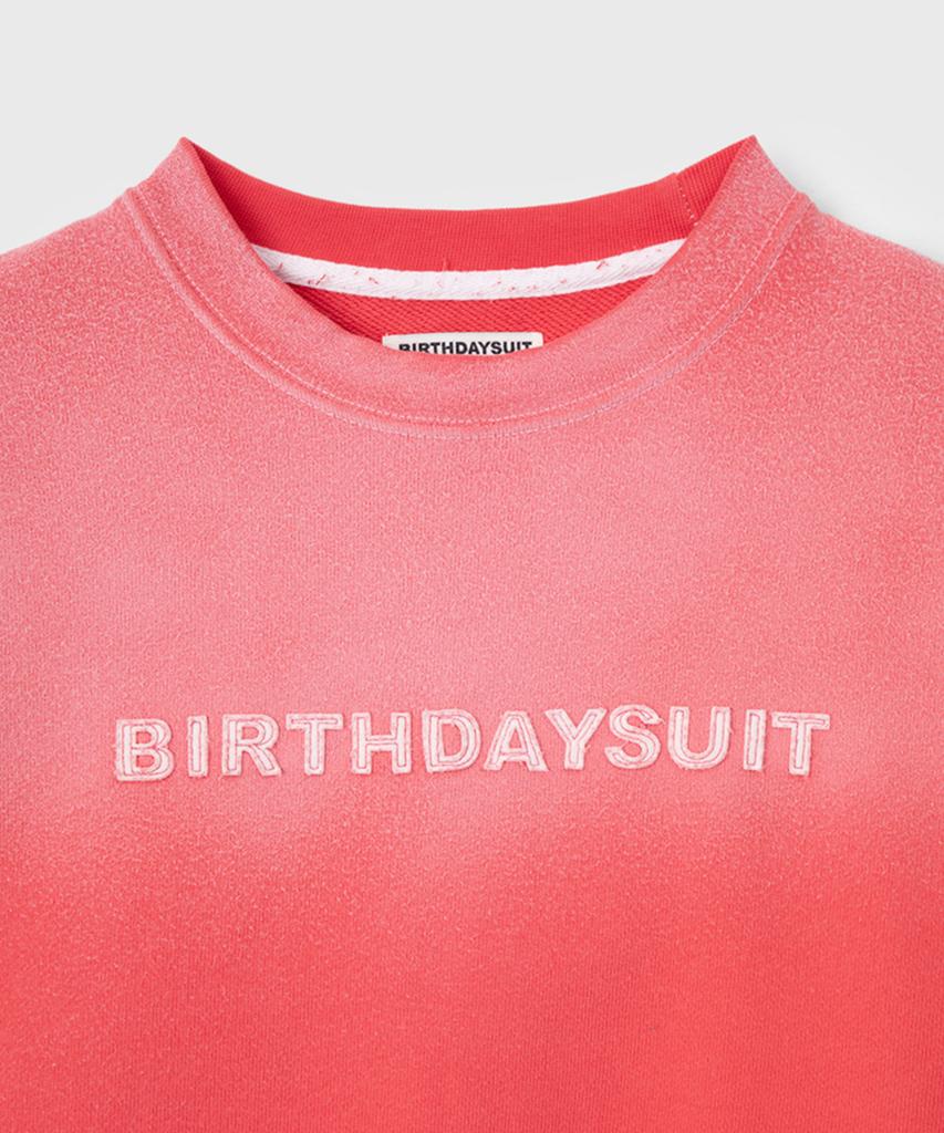 BIRTHDAYSUIT Bleached Sweat (Red)