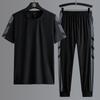 Summer Men's Sets Streetwear Tracksuit Male Casual T-shirt + Pants Two Pieces Set Fashion Pullover Outfit