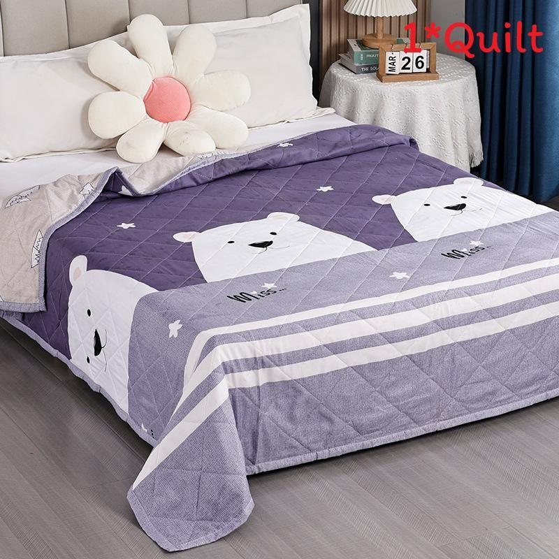 Животное Растение Летний Узор Принты Пододеяльник Одеяло Постельное Белье Для Студента Моющийся Комната