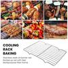 Охлаждающая стойка из нержавеющей стали Духовка Посудомоечная машина Безопасная выпечка Обжарка Барбекю Сетка для гриля Прямоугольная стальная проволока Полка для печенья Кухонные гаджеты