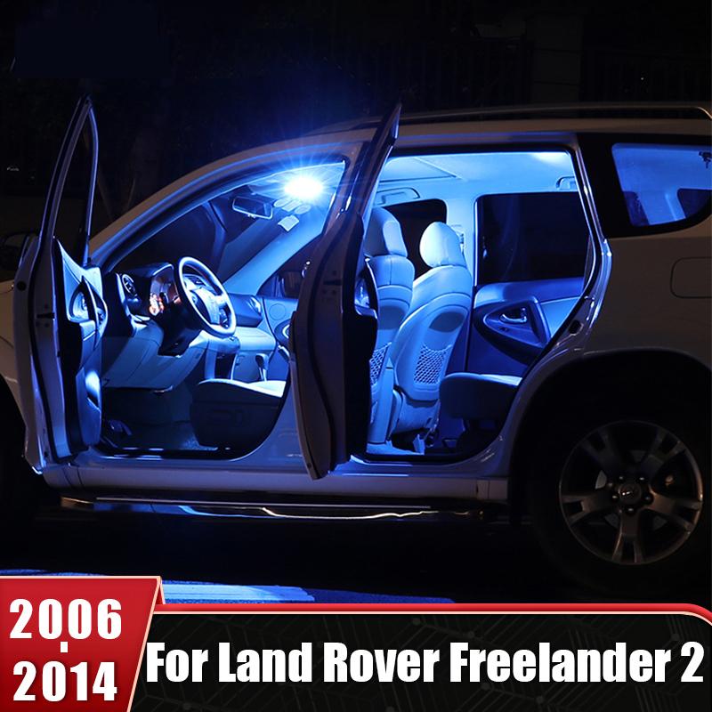 Для Land Rover Freelander 2 2006 2007 2008 2009 2010 2011 2012 2013 2014 6шт Автомобильные светодиодные лампы Лампа для чтения Освещение багажника Аксессуары