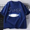 Kpop Korean Jin Super Tuna Fish Tshirts Fashion Vintage Short Sleeve Tshirt Unisex Unisex Clothing Cotton Casual Oversized T Shirt