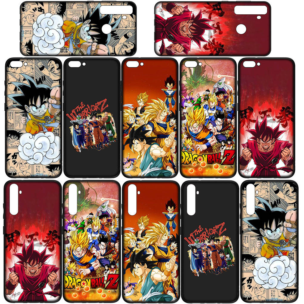 Чехол для телефона Samsung Galaxy S25 S24 S23 iPhone 16 15 Xiaomi Redmi Note 14 13 12 16E 11 Pro Max XR OPPO Moto Poster Dragon Ball Goku DragonBall Cover