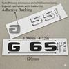 3D Car Rear Trunk Letters Emblem G63 G55 G65 Badge Logo Sticker For Mercedes Benz G Class W463 AMG Styling Accessories Black