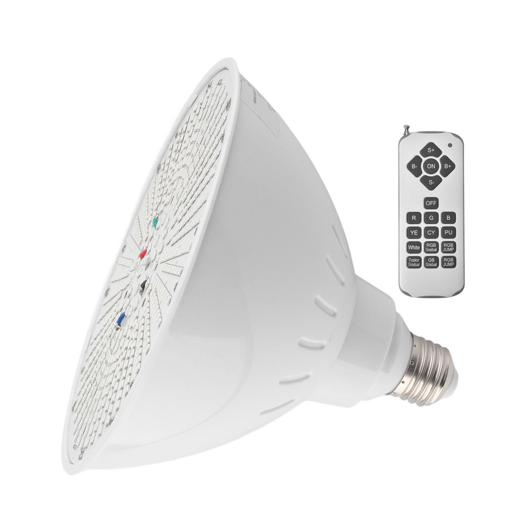 Светодиодный светильник для бассейна 12 В 40 Вт E26 RGB, меняющий цвет, с дистанционным управлением