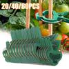 20/40/60 шт. зажимы для прививки теплицы зажим подставка пластиковый зажим для растений крепежный кронштейн фиксированный стебель семени поддержка прививки растений