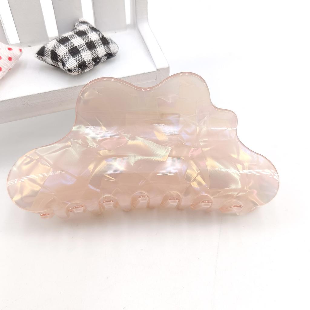 Fantasy Color Mermaid Color Cloud Shape Hair Clip Grab Clip Imitation Acetate Hair Clip Shark Claw Hair Accessories for Women